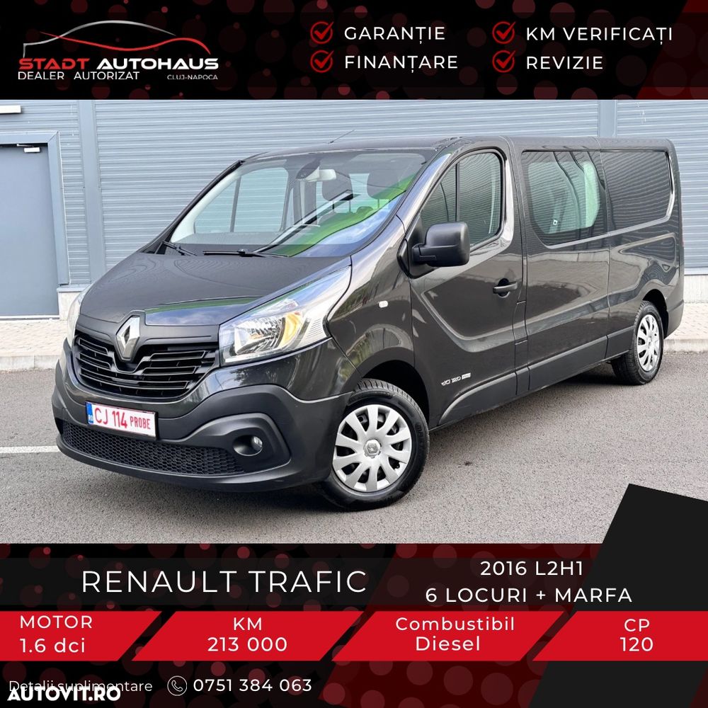 Renault Trafic L2H1 mixt 6 locuri+marfa - 1