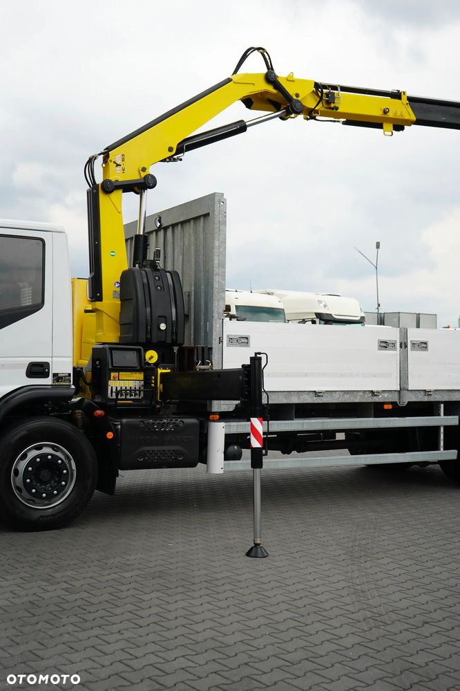 Iveco EUROCARGO / 180-250 / SKRZYNIOWY + HDS / HYVA HC - 153 / ROTATOR / PILOT - 22