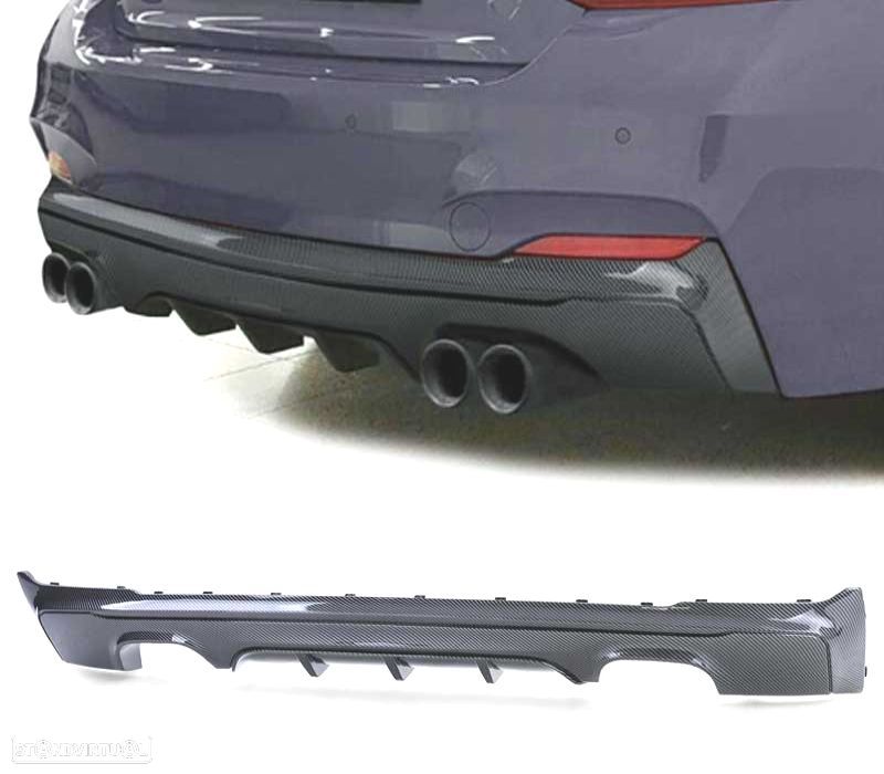 DIFUSOR BMW SÉRIE 2 F22 F23 13- CARBONO LOOK M PERFORMANCE - 1