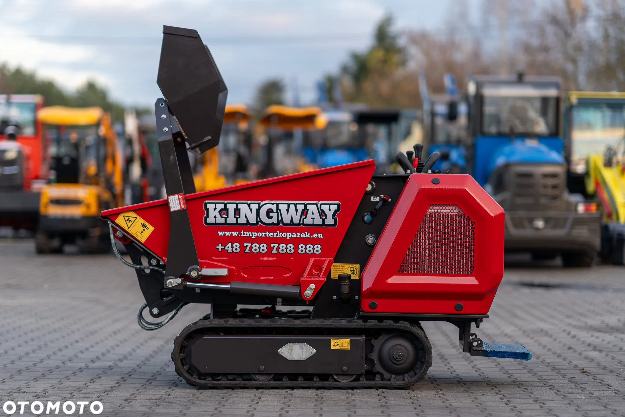 Kingway Taczka spalinowa z ładowaczem czołowym XN800 - 11