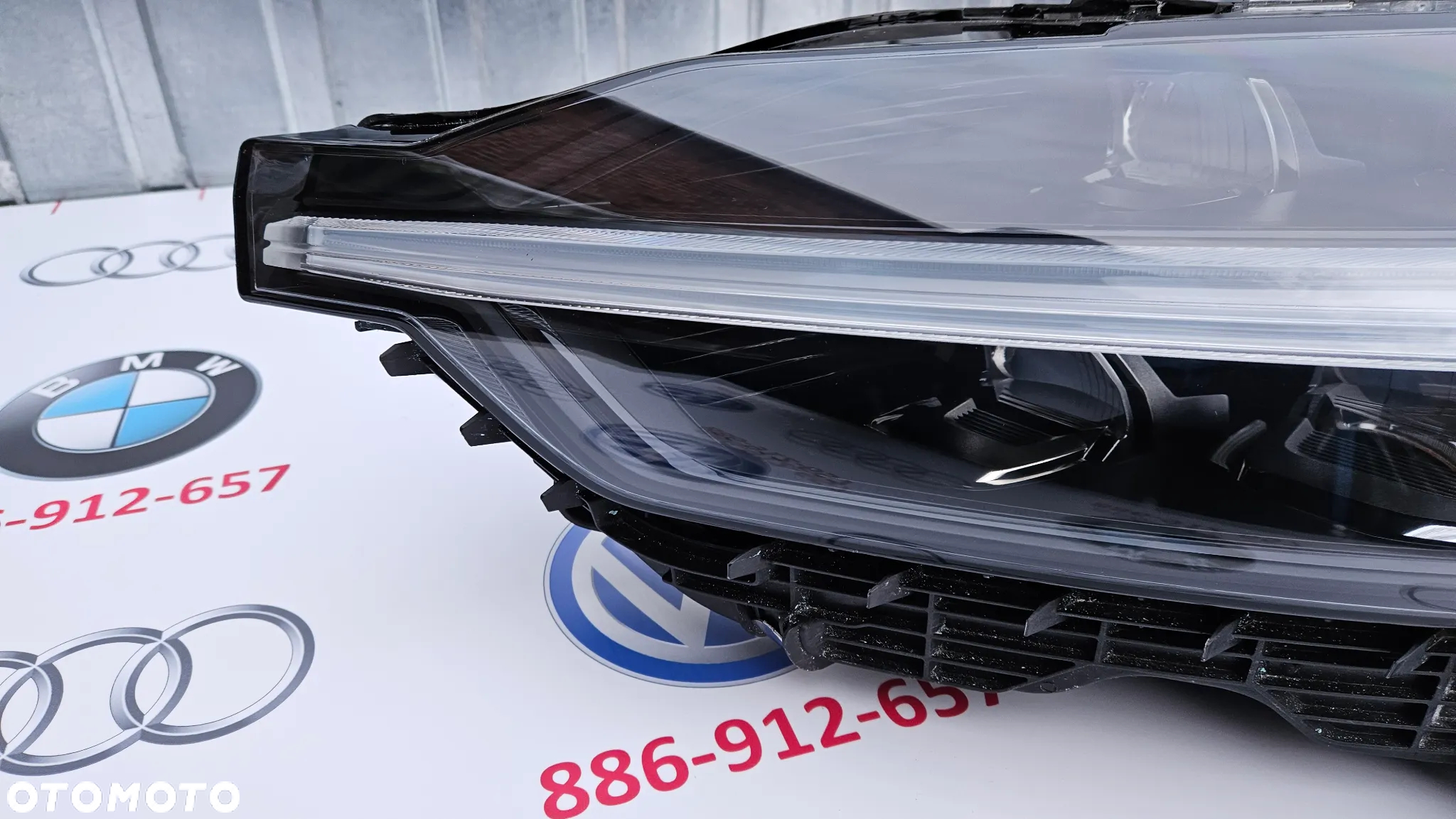 Reflektor lewy Lampa lewa VOLVO XC60 II FULL LED SYSTEM  NOWE  31420417  Czarny środek - 12