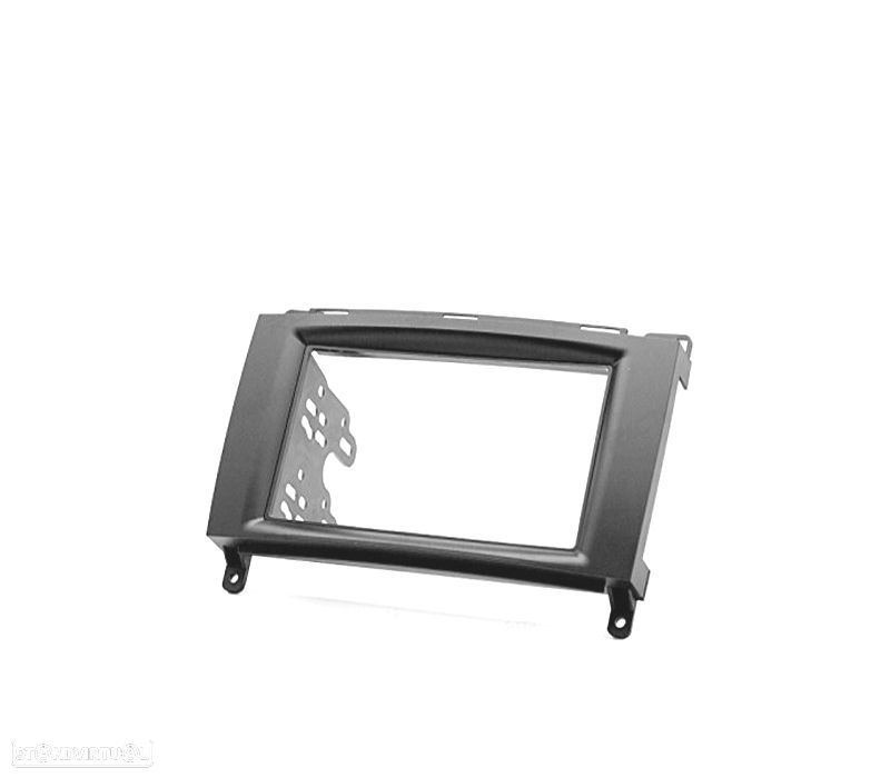 MOLDURA ADAPTADOR PRETO PARA RADIO 2-DIN PARA MERCEDES CLASE A CLASE В VITO VIANO - 1