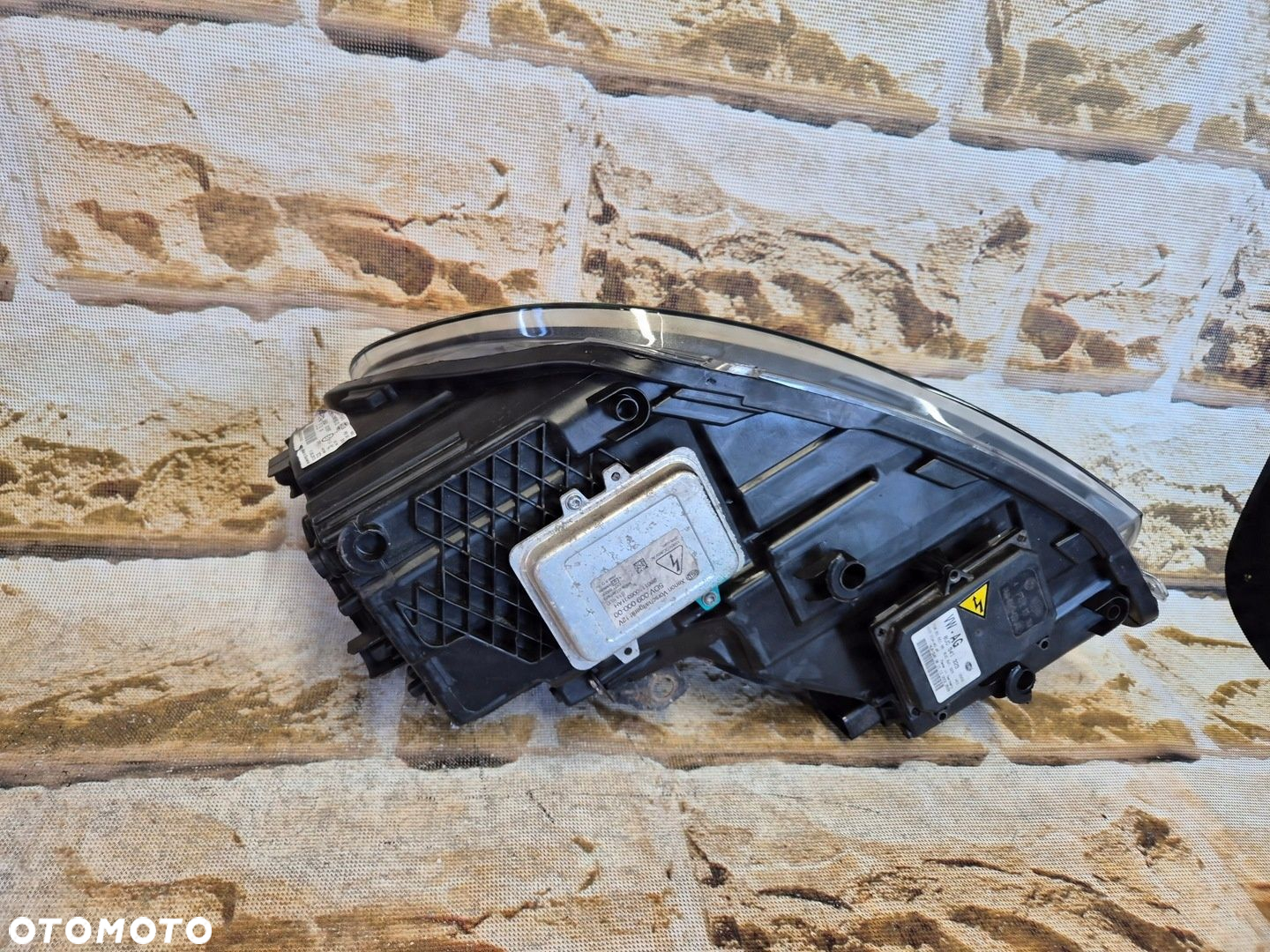 vw golf 6 VI 5k1941754b lampa xenon skrętny led prawa europa - 7