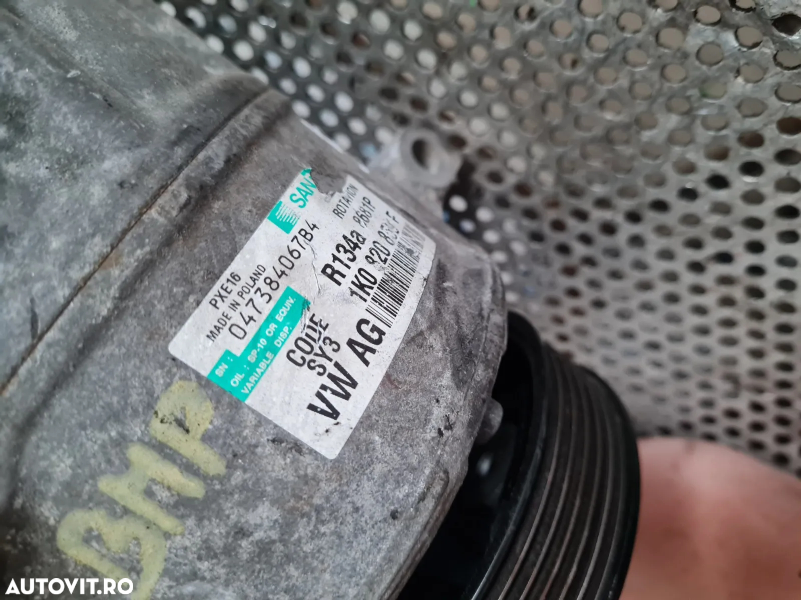 Compresor Clima AC Aer Conditionat Audi A3 8P Vw Seat Skoda An 2004-2005-2006-2007-2008-2009 Cod 1K - 6