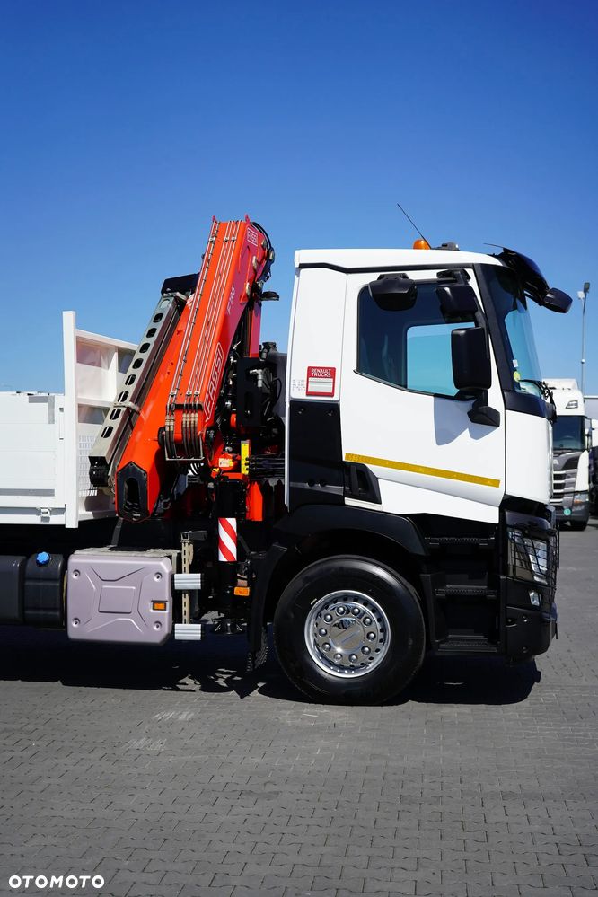 Renault C 430 / 6 X 2 / E 6 / SKRZYNIOWY + HDS / FASSI F 195 / ROTATOR / PILOT / DŁ. 8,05 M - 32