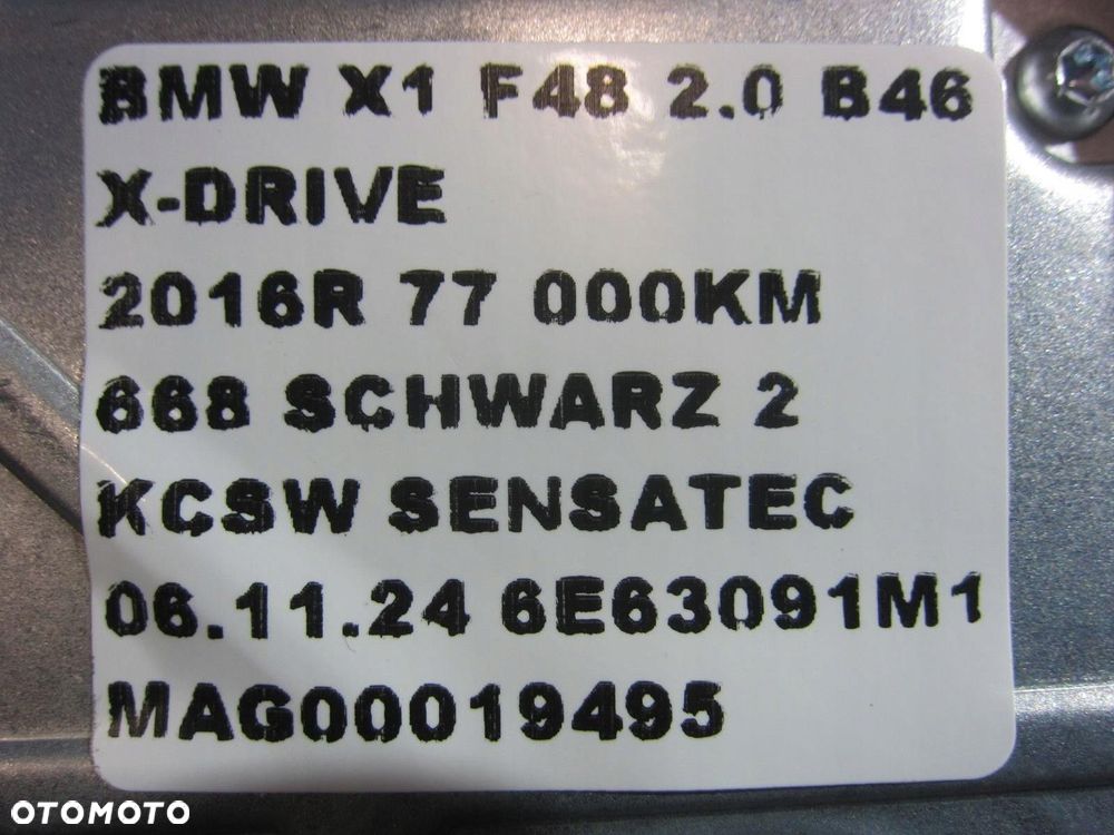 BMW X1 F48 I01 MODUŁ STEROWNIK AIRBAG 6818815 65779390579 65776818815 - 6