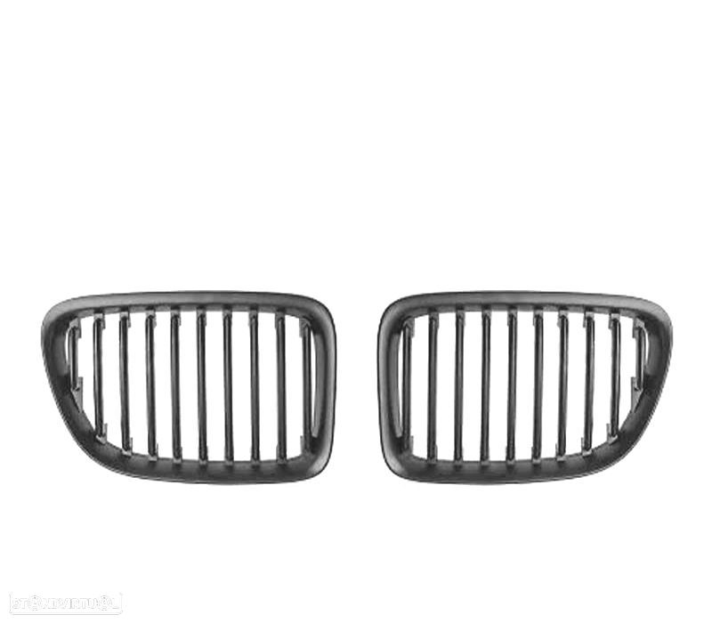GRELHAS FRONTAIS BMW X1 E84 PRETO MATE - 1