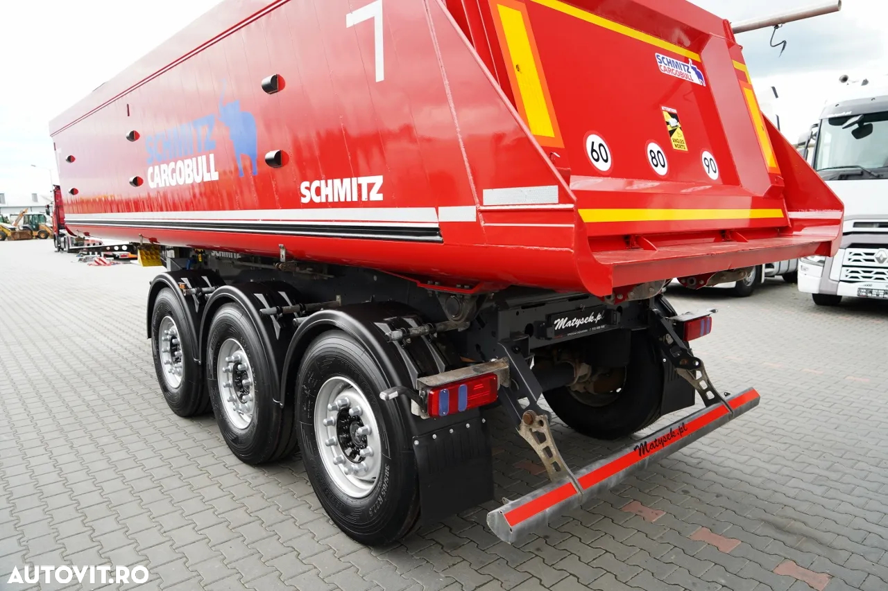 Schmitz Cargobull BASCULĂ / ALUMINIU / 24 m3 / 2021 / ANVELOPE 100% / GREUTATE: 5100 KG / AXĂ RIDICATĂ - 11
