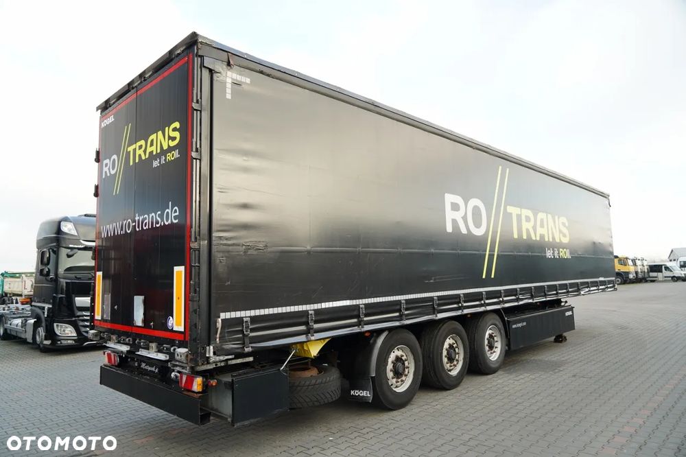 Kögel FIRANKA / STANDARD / PODNOSZONY DACH / KOSZ NA PALETY - 9