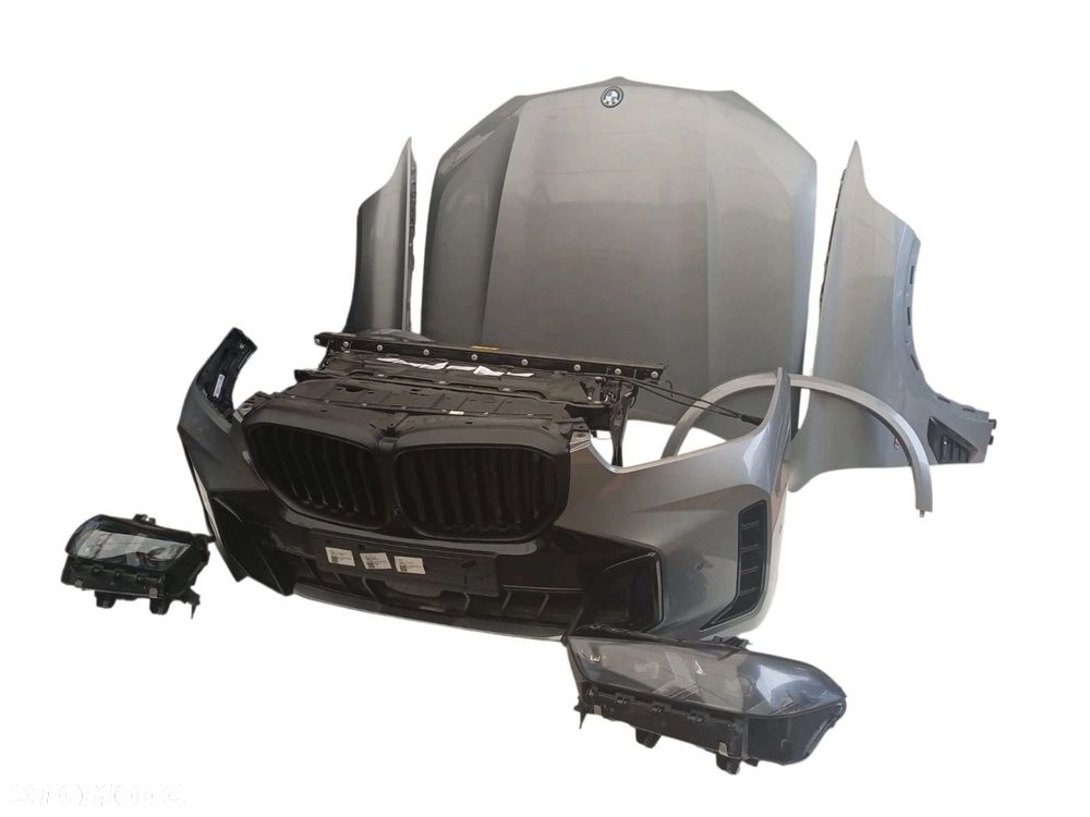 BMW X5 G05 LCI LIFT KOMPLETNY PRZÓD M PAKIET KOLOR C4W SKYSCRAPER GRAU METALLIC - 7