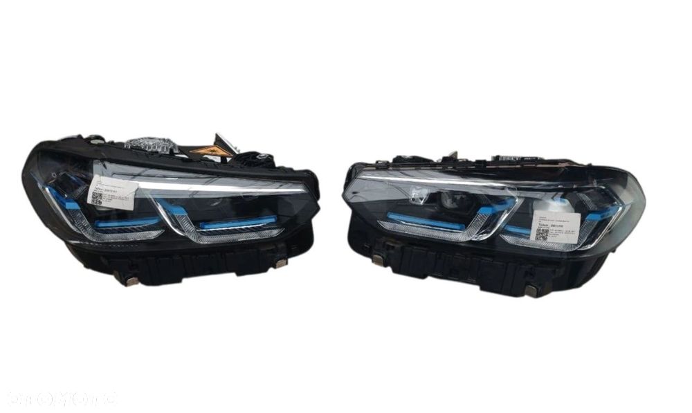 LAMPY KOMPLET LEWA PRAWA LASER BMW X3 G01 X4 G02 5A29217 5A29218 - 4