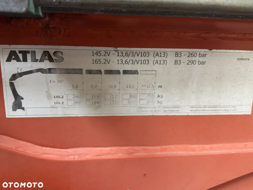 Scania G440 PDE ( AD BLUE ), 6x2, SKRZYNIA - HDS ATLAS 165.2, - 40