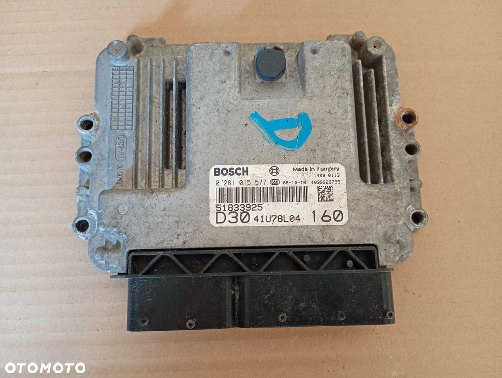 DUCATO BOXER JUMPER 3,0JTD 3,0HDI 06-11 sterownik silnika komputer 0281015577 51833925 - 1