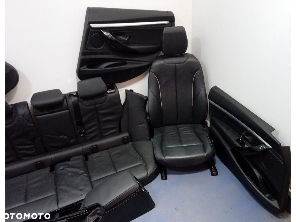 BMW 3 GT F34 FOTELE KANAPA BOCZKI KOMPLET DAKOTA SCHWARZ LCL8 - 5