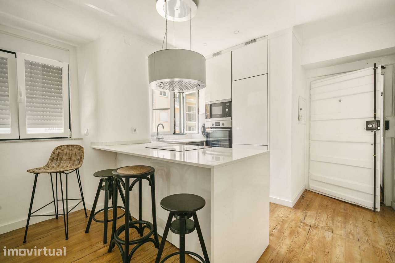 Apartamento T2 com vista, Praça da Alegria, Lisboa - Grande imagem: 4/16
