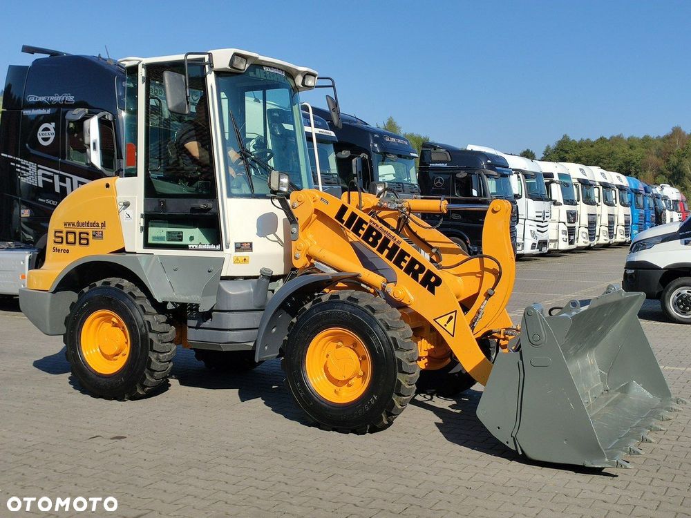 Liebherr L 506 STEREO Szybkozłącze / Łyżka Krokodyl + Widły Waga 6300kg - 11