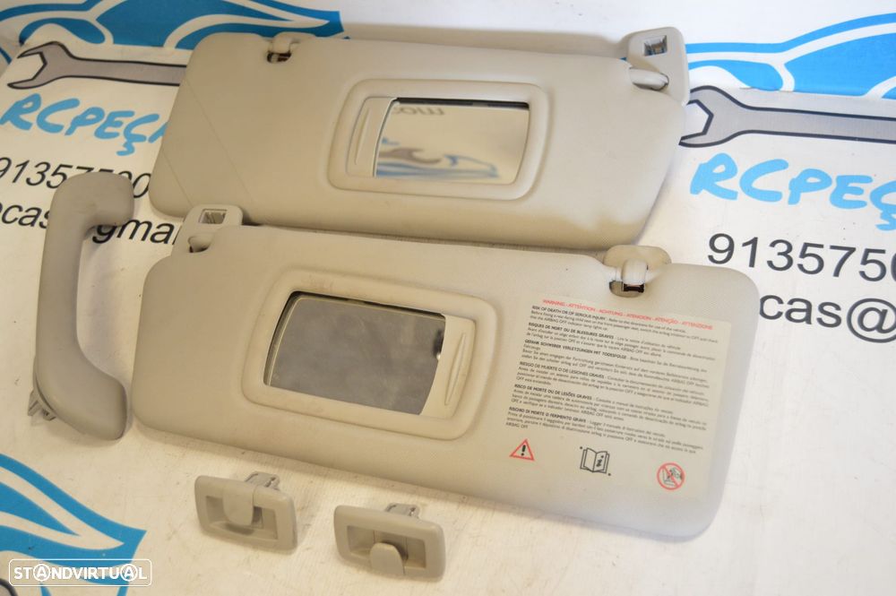 PALA PALAS PROTEÇÃO SOL SOLAR PEGA PEGAS TEJADILHO TETO INTERIORES 964007324R 964007324 RENAULT MEGANE III 3 MK3 COUPE FASE I 1 DZ0 1 1.5 DCI 105CV K9K832 K9K 832 - 4