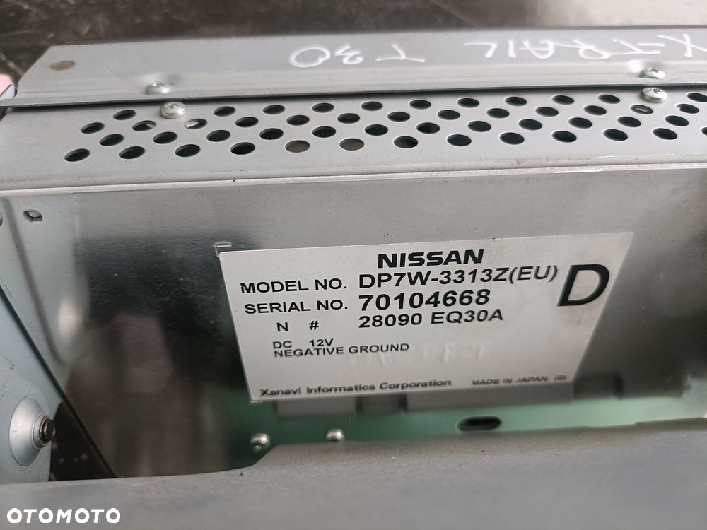 NISSAN X-TRAIL T30 01-07 r. WYŚWIETLACZ EKRAN z MODUŁEM + - 5