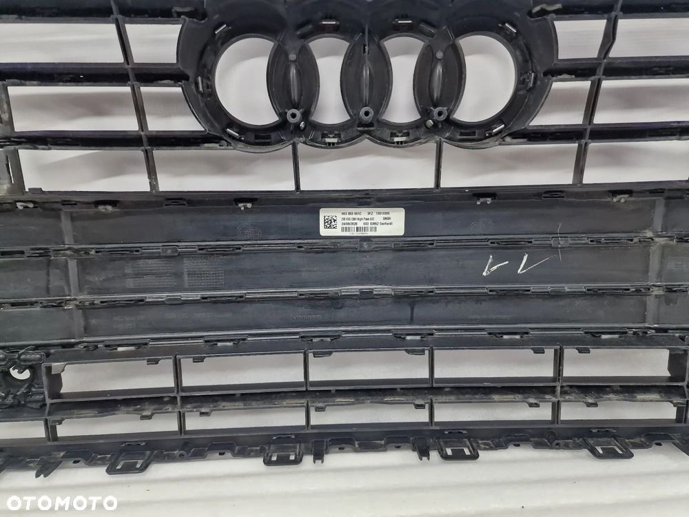 AUDI A6 C8 4K0 S-LINE 18- ATRAPA / GRILL PRZEDNI PRZÓD NA PDC BLACK CZARNY , NR 4K0853651 / 4K0853653 / 4K0853651C , NR AUKCJI GL61 - 23