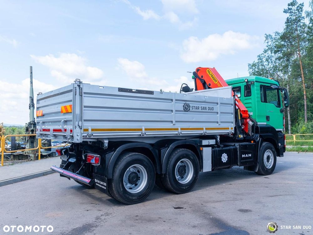 MAN TGS 33.480 6x4 PALFINGER PK 22002 HDS Żuraw Wywrotka Łyżka - 10