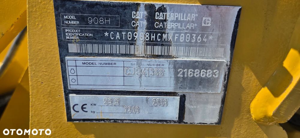 Caterpillar <<Caterpillar 908H, 2008r,opony 90%, zadbana, z Niemiec!>> - 9