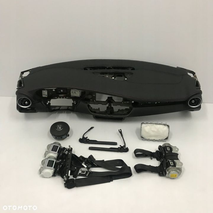 GIULIA DESKA ROZDZIELCZA SKÓRA KONSOLA KOKPIT PULPIT PODUSZKI AIRBAG AIR BAG PASY KIT SET - 1