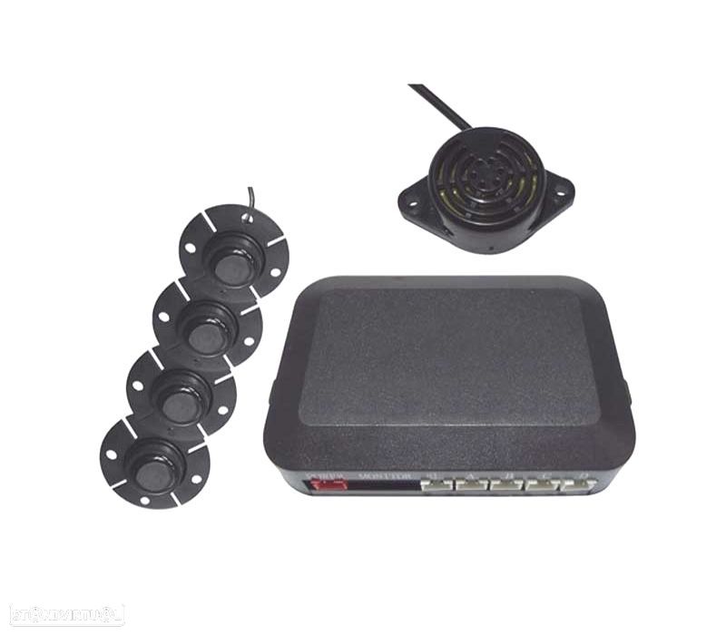 KIT PDC PARK TRONIC SENSORES DE ESTACIONAMENTO SONORO - 1