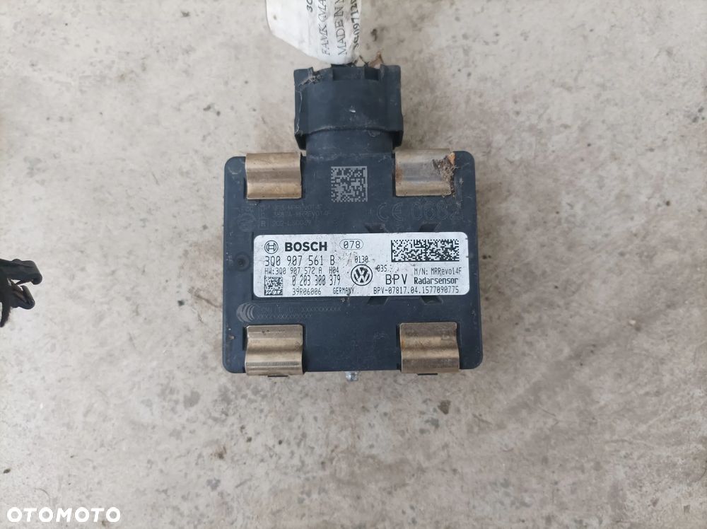 VW SKODA AUDI RADAR SENSOR ACC DISTRONIC 3Q0907561B + INSTALACJA RADARU 3G0971206 - 1