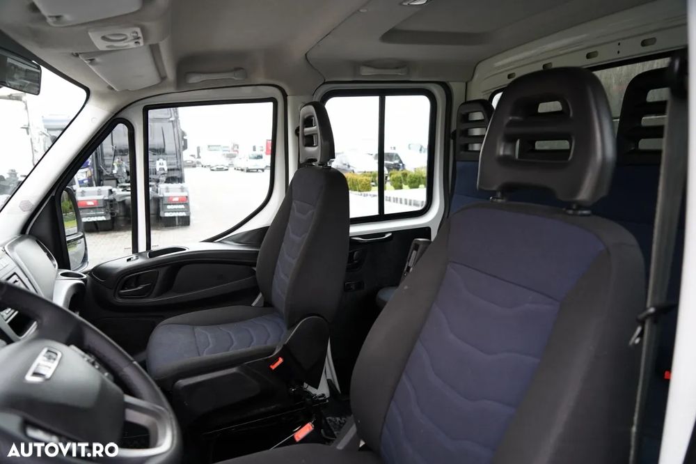 Iveco DAILY 35-140 / BASCULATOR / CU TRACȚIE MÂNĂ / DOUĂ TRACȚII / MANUAL / 6 LOCURI / - 26