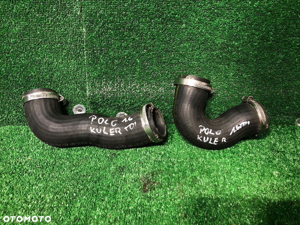 VW VOLKSWAGEN POLO V 6R 1.6 TDI RURA WĄŻ PRZEWÓD TURBO INTERCOOLER 6R0145834F - 1