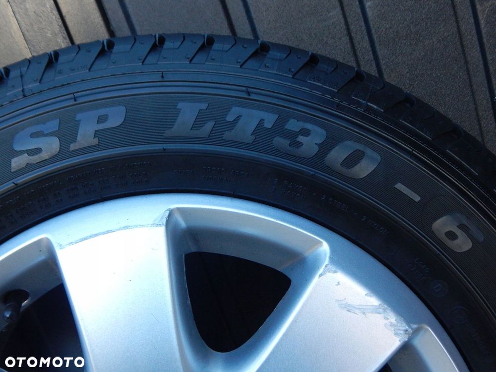 vw t5 alufelga koło zapasowe opona dunlop 215/65 r16 bieżnik 8.77 - 3
