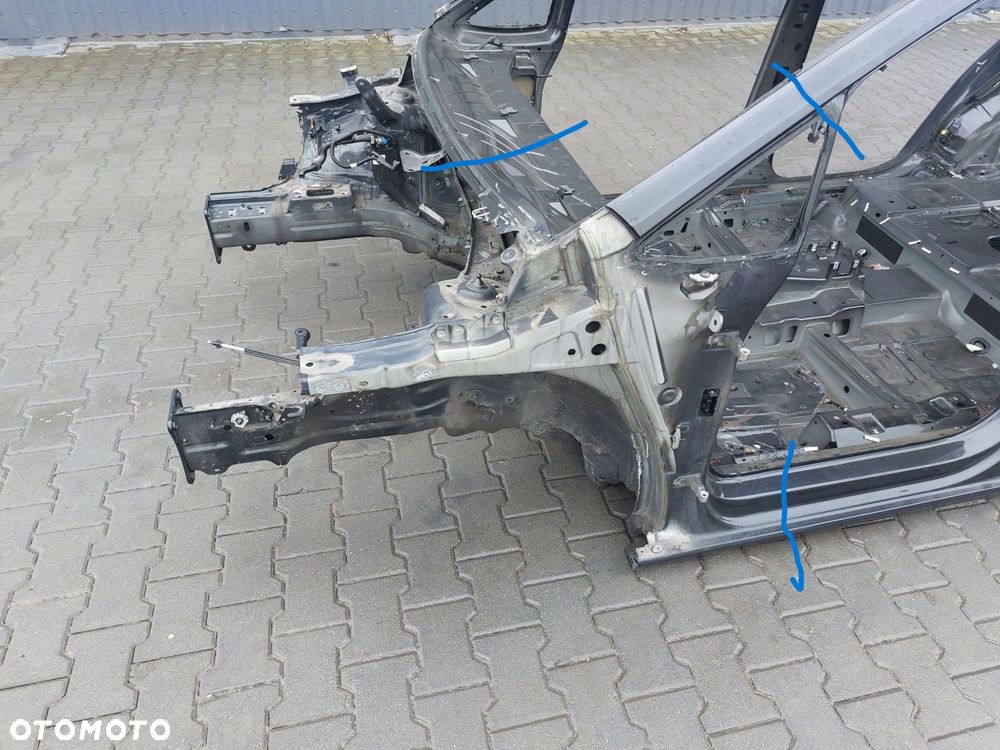 vw touran ii iii 5ta 15r> ćwiartka lewa przód przednia lc9x - 1