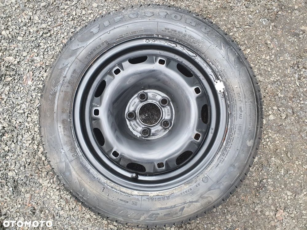 KOŁO ZAPASOWE DOJAZDOWE NOWE  VW POLO 6Q0601027H 5X100 ET35 165/70R14 SKODA FABIA IBIZA - 1