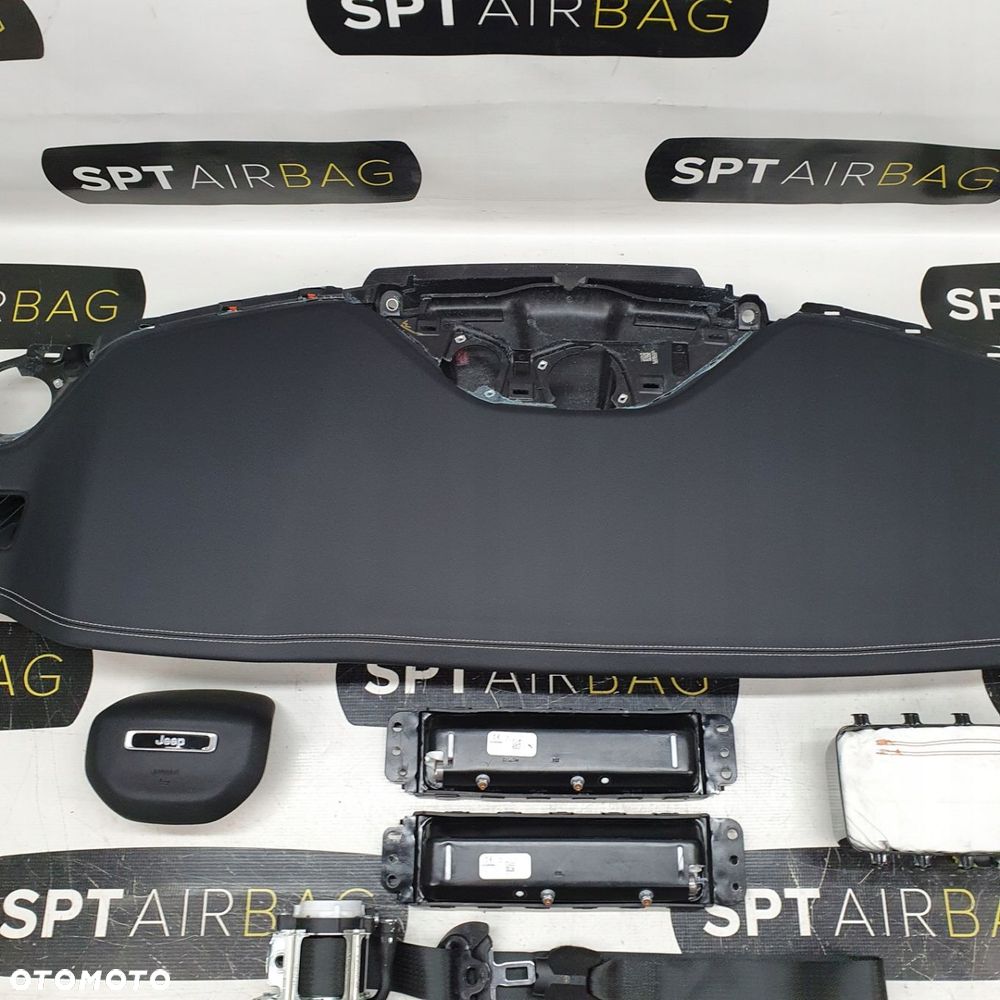JEEP GRAND CHEROKEE WL DESKA ROZDZIELCZA KONSOLA KOKPIT PULPIT PODUSZKI AIRBAG AIR BAG PASY KIT SET - 3