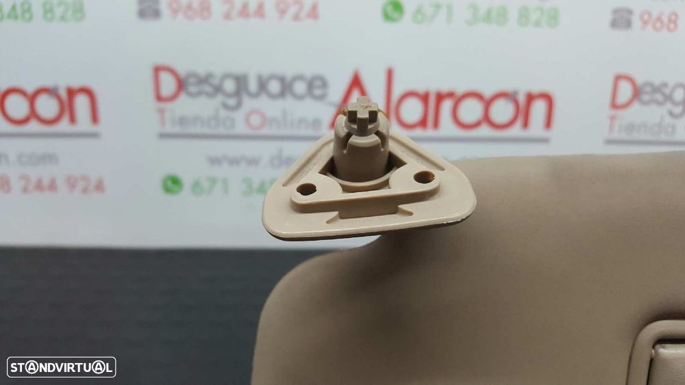 PÁLA DO SOL ESQUERDA NISSAN X-TRAIL (T30) COMFORT - 5