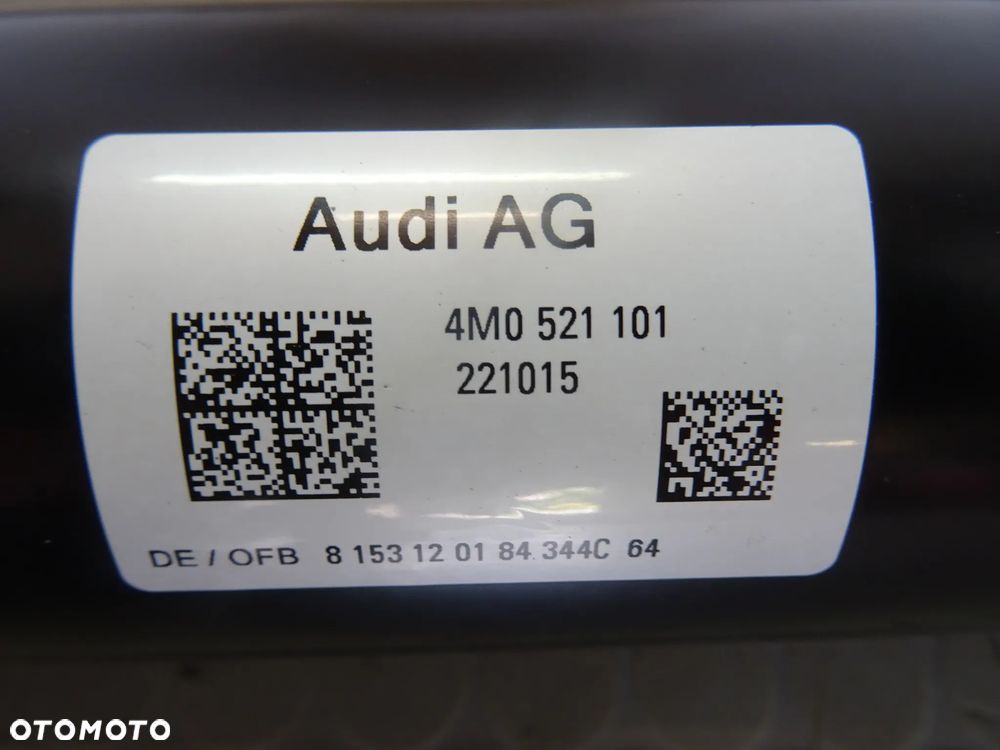 4M0521101 Wal napedowy kardna 3.0 TDI CRT Audi A7 4M czesci - 2
