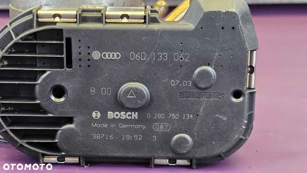 Przepustnica Powietrza 06D133062 0280750134 Sterownik 2.0 FSI Audi A4 B6 B7 VW - 7