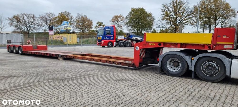 Doll DOLL naczepa 3 osiowa typu tiefbett, odpinany balkon, rozciągana - 12