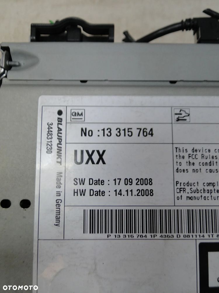 OPEL INSIGNIA A RADIO RADIOODTWARZACZ CD PANEL NAWIEWU KLIMATYZACJI EUROPA - 6