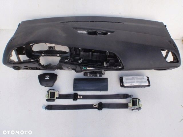 SEAT LEON 3 III 5F DESKA KONSOLA KOKPIT PULPIT PÓŁKA PARAPET AIRBAG  Raz2  REGENERACJA WYMIANA - 2