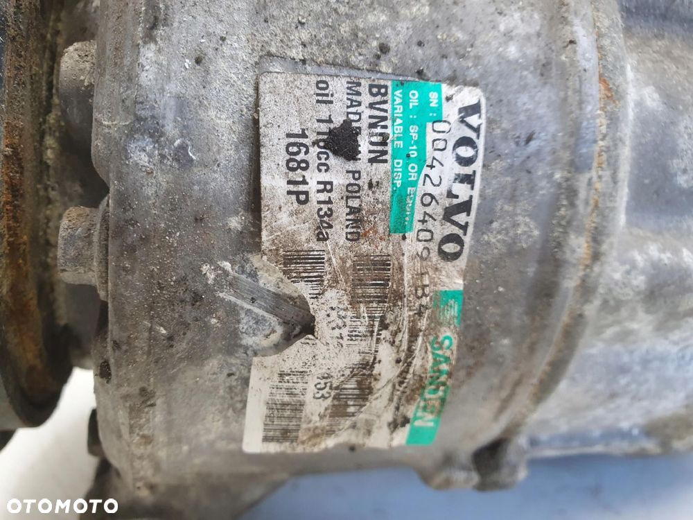 SPRĘŻARKA KLIMATYZACJI Volvo S60 II V60 I V70 III 2.0 D3 _ - 2