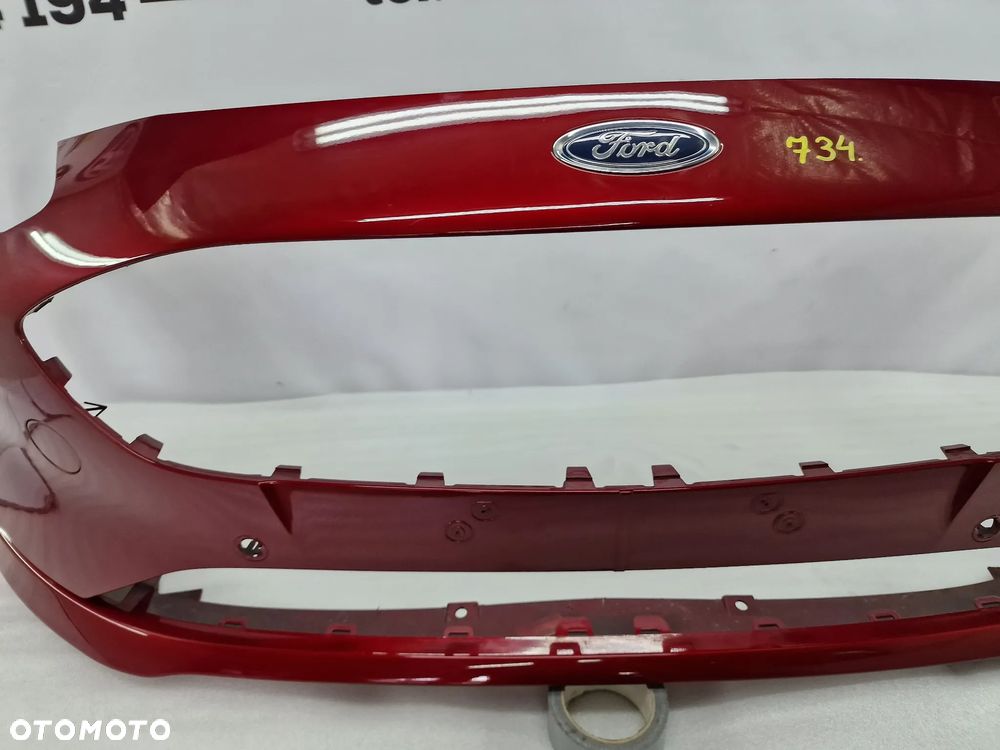 FORD FIESTA MK8 17- ZDERZAK PRZEDNI PRZÓD OPCJA NA 6X PDC , ŁADNY , BORDO METALIK , NR H1BB-17K819-A1 , NR AUKCJI NZ734 - 9