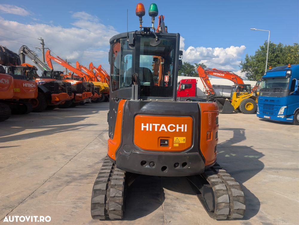 Hitachi ZX48U-6, 2023, 2.662h, CUPLA RAPIDA HIDR+3 CUPE NOI, Lama nivelare, Masa operationala 5t, latime 2m, ad sapare 4m, ridica 2,6t, Aer cond, Antifurt, senile 80% ok, posibil leasing 4 ani, PROMOTIE 39.500 EUR+Tva - 16