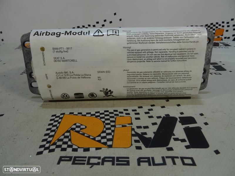Airbag De Passageiro Seat Altea (5P1)  5P0880204b / 5P0 880 204 B - 1