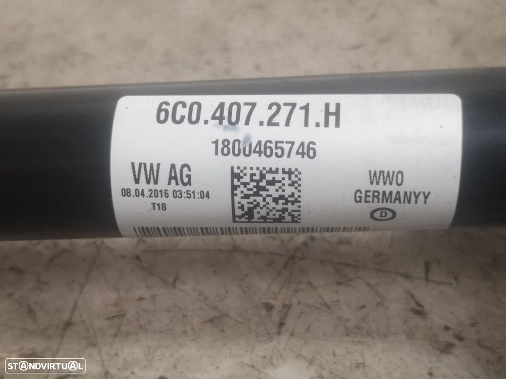 TRANSMISSÃO FRENTE ESQUERDA VOLKSWAGEN POLO V 6C1 - 1