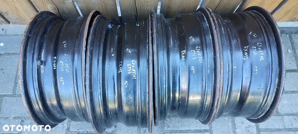 FELGI STALOWE 5x112 6Jx15 CALI ET43 5Q0601027N VW GOLF V VI VII OCTAVIA II III LEON II III KOMPLET 4 SZTUKI - 11