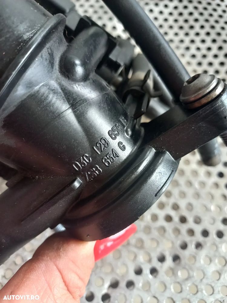 Tub Racord Senzor Presiune Admisie Vw Seat Skoda Audi 1.4 TSI Motor CAX Cod 03CB - 2