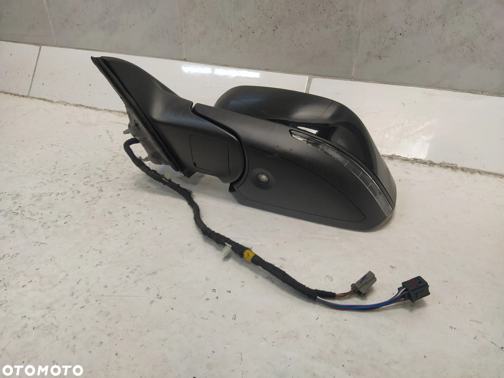 JEEP COMPASS II LIFT LUSTERKO ZEWNĘTRZNE LEWE ASFERYCZNE PODGRZEWANE CZUJNIK MARTWEGO POLA LAMPKA 7+5 PIN 12 PIN KOMPLETNE ORYGINAŁ - 4