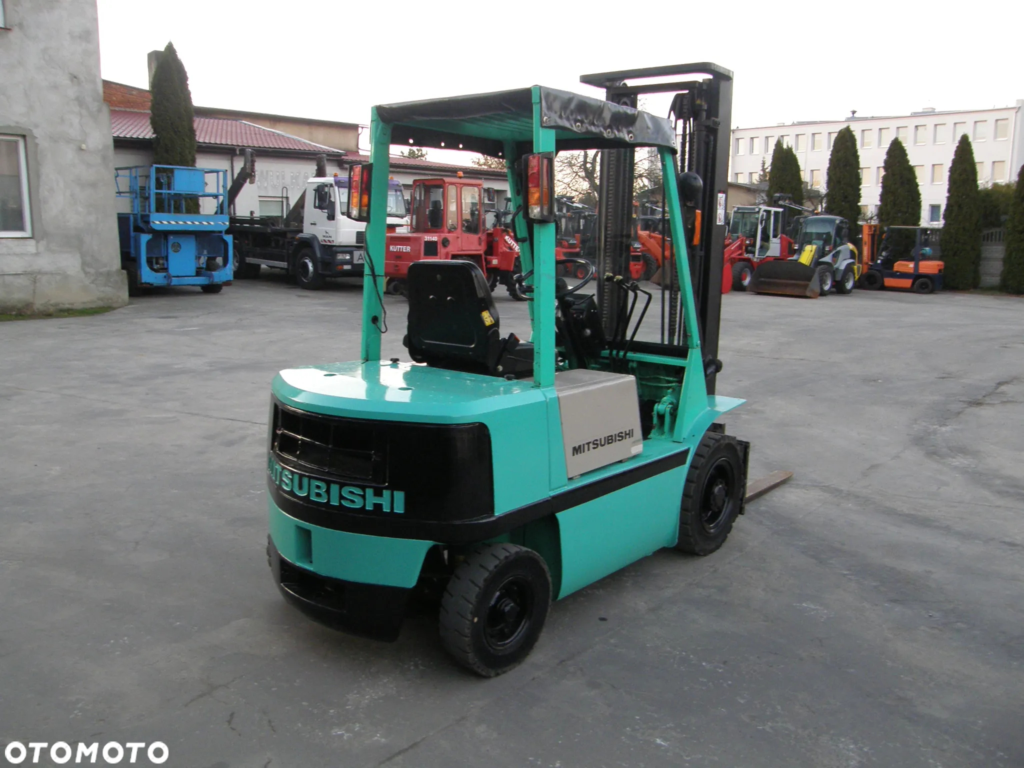 Mitsubishi FD25 przesuw wózek widłowy z Niemiec - 23