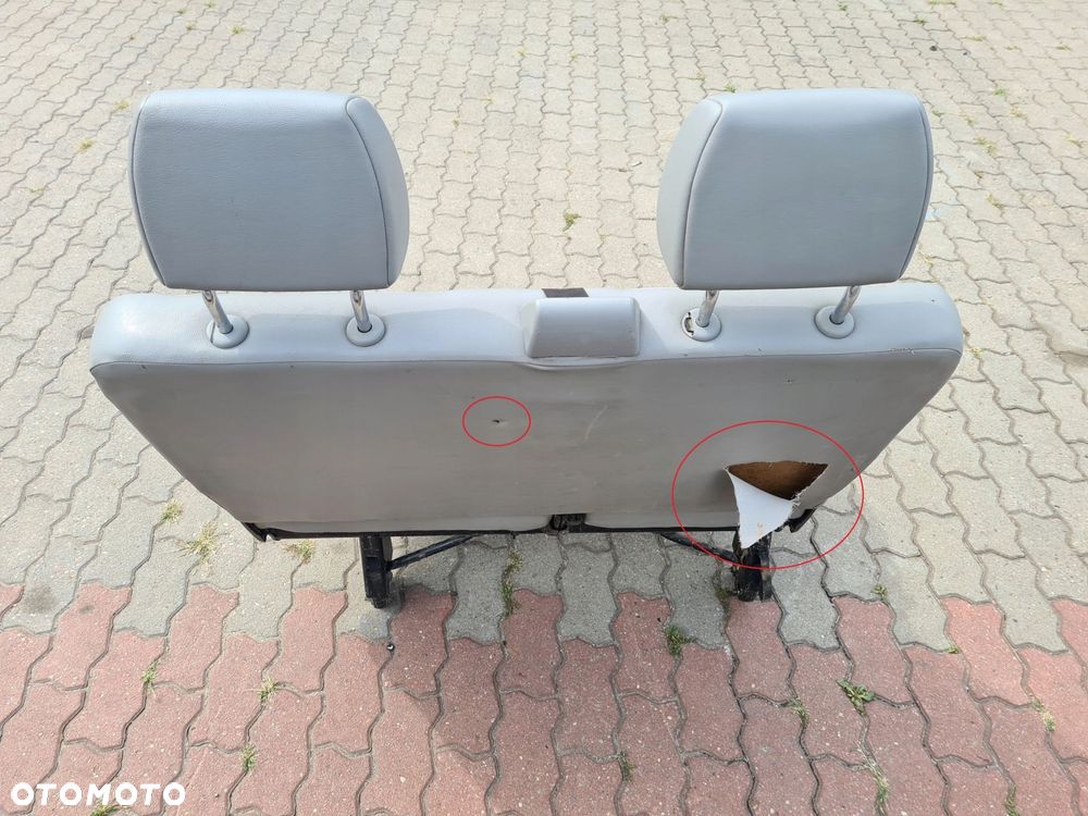 VW T5 LIFT fotel podwójny dwójka kanapa 2 rząd TYŁ PALACE - 2